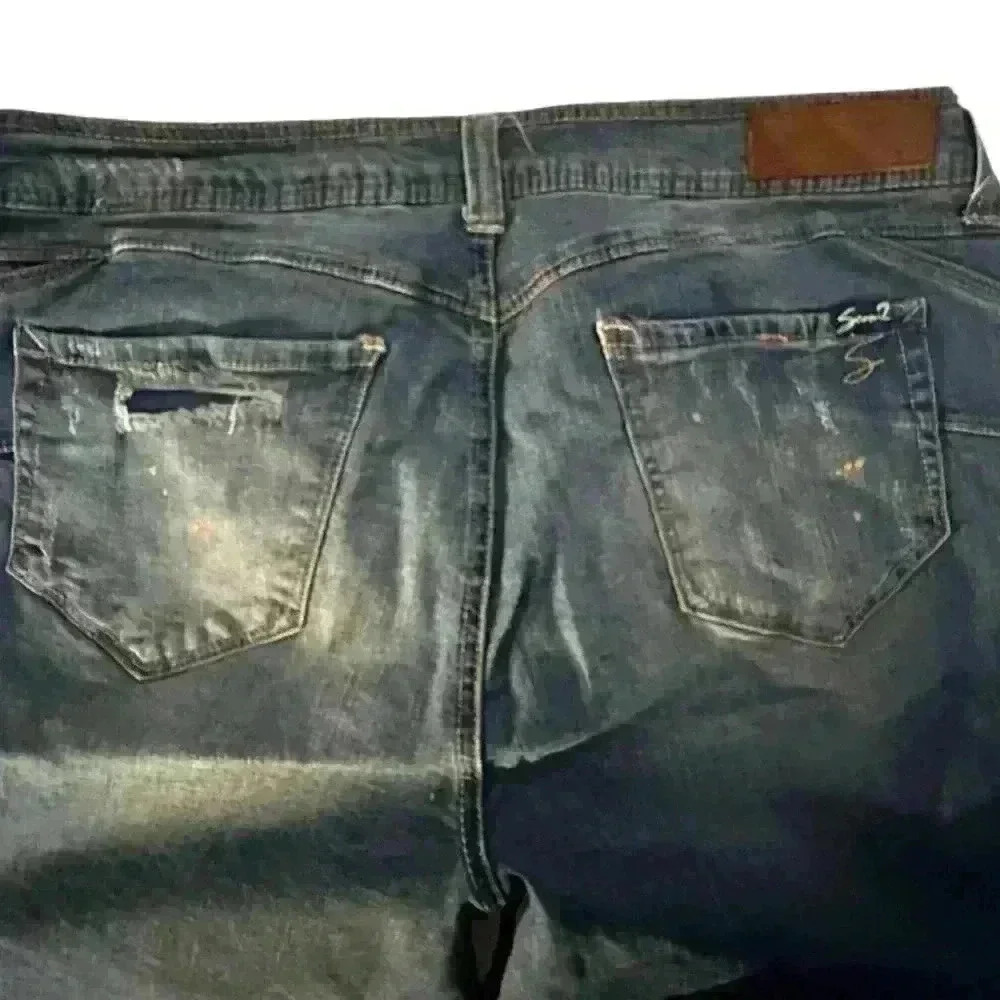 7 Seven Denim Shorts Size 16 - Picture 4 of 10